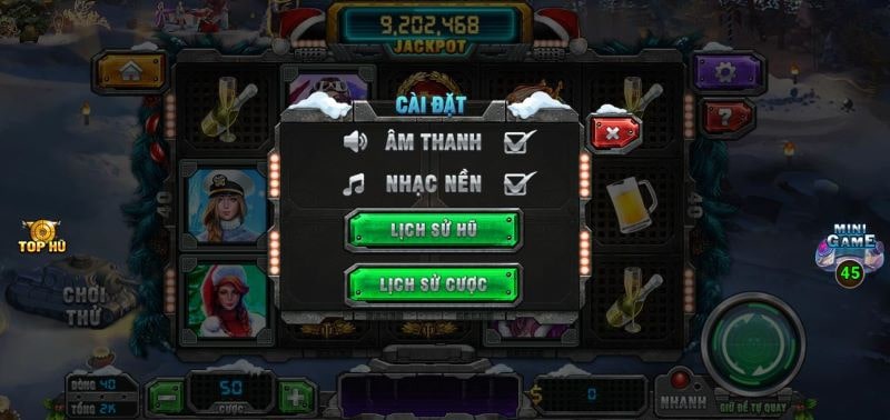 Thống kê lịch sử jackpot khi chơi game